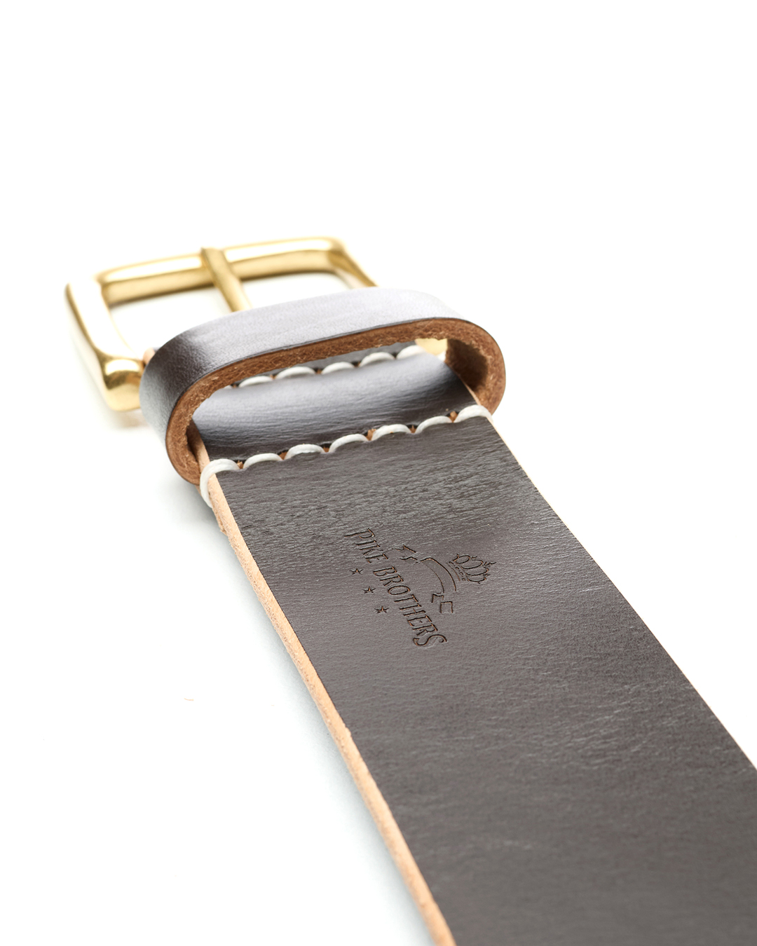 1963 Utility Belt Brown – Heavy Cowhide Leather Belt - L